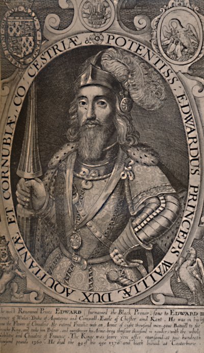 Edward, de Zwarte Prins, ca. 1618 door Renold Elstrack