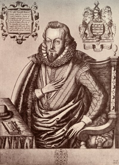 Robert Cecil, Eerste Graaf van Salisbury door Renold Elstrack
