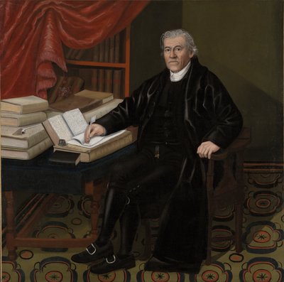 Dominee Ammi Ruhamah Robbins (1740) door Reuben Moulthrop