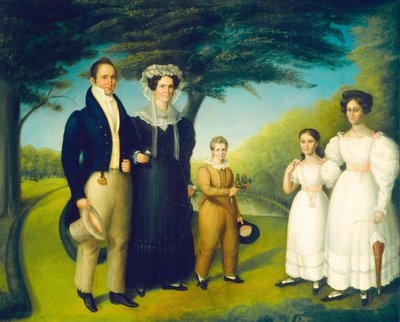 Dr. John Safford en Familie door Reuben Rowley