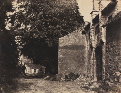 Poort naar Borwick Hall, Lancashire, 1855 door Rev. John Richardson Major