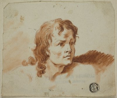 Buste van een jongere door Rev. Matthew William Peters