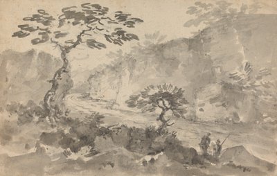 Landschap met Twee Mannen door Rev. William Gilpin