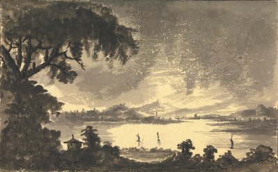 Rivier de Forth met de Stad en het Kasteel van Stirling in de Verte door Rev. William Gilpin