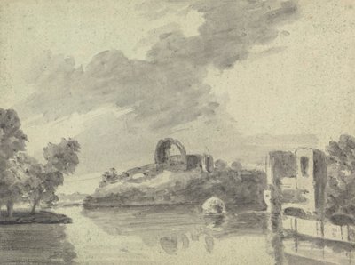 Rivierzicht met Ruïnes door Rev. William Gilpin