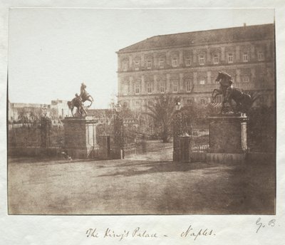 Het Koninklijk Paleis, Napels door Reverend George Wilson Bridges
