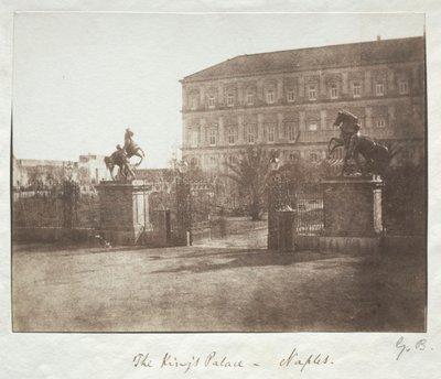 Het Koninklijk Paleis, Napels, voor 1852 door Reverend George Wilson Bridges