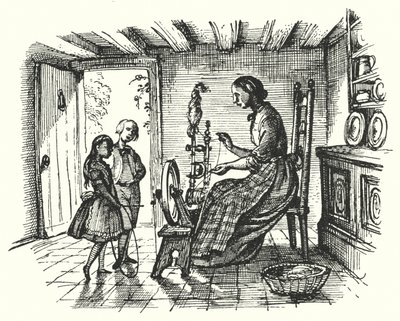 Hans Christian Andersen: Het Vlas door Rex (after) Whistler