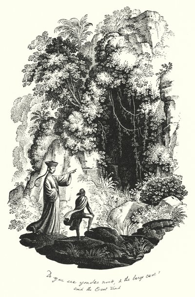 Hans Christian Andersen: De Tuin van het Paradijs door Rex (after) Whistler