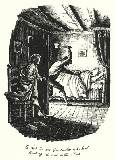 Hans Christian Andersen: De Grote Claus en Kleine Claus door Rex (after) Whistler