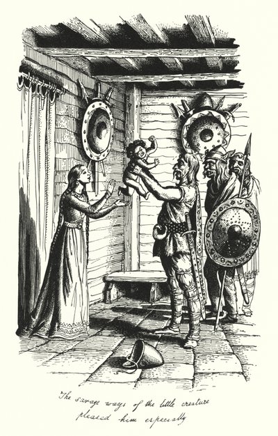 Hans Christian Andersen: De dochter van de moeras koning door Rex (after) Whistler