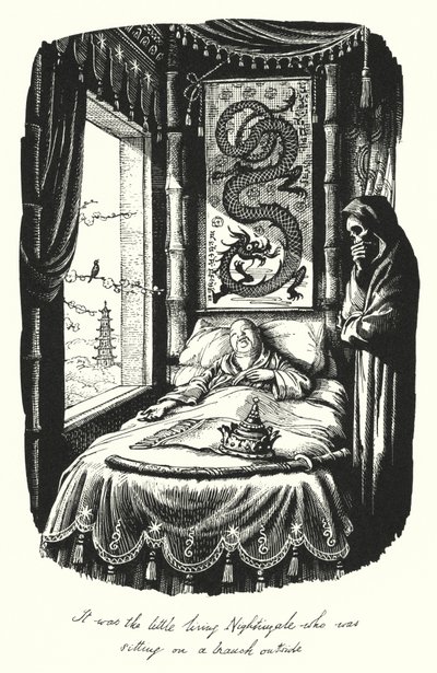 Hans Christian Andersen: De nachtegaal door Rex (after) Whistler