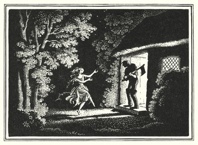 Hans Christian Andersen: De Rode Schoenen (litho) door Rex (after) Whistler
