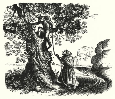 Hans Christian Andersen: De tondeldoos (litho) door Rex (after) Whistler