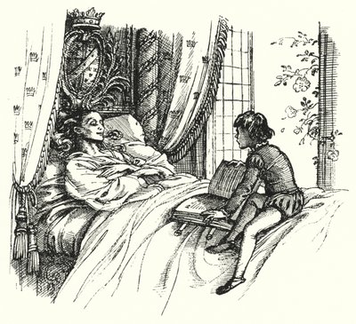 Hans Christian Andersen: De mooiste roos ter wereld (litho) door Rex (after) Whistler