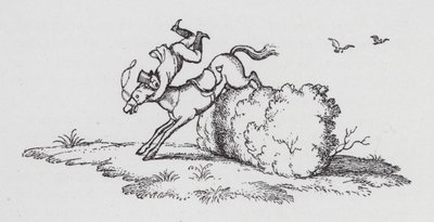 De Grand National door Rex (after) Whistler