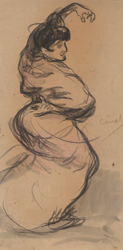 Een Spaanse Danseres door Ricard Canals Llambí