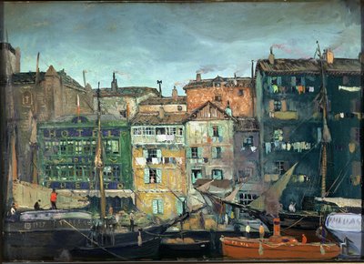 Een haven door Ricardo Baroja