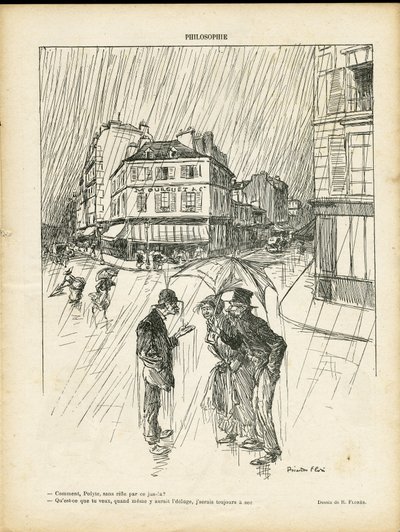 Illustratie door Ricardo Flores (1878-1918) in Le Rire door Ricardo Flores