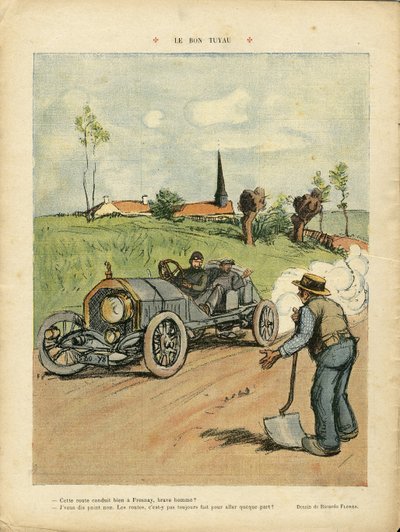 Illustratie door Ricardo Flores (1878-1918) in Le Rire door Ricardo Flores