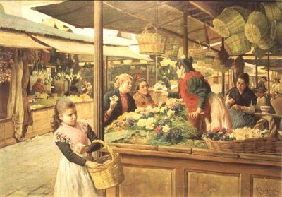 Typische Sevilliaanse markt door Ricardo Lopez Cabrera