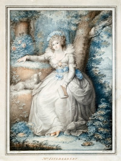 Mevrouw Fitzherbert door Richard (after) Cosway
