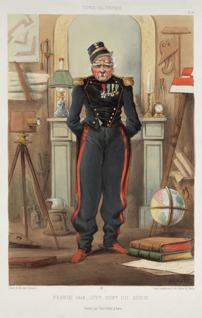 Frankrijk 1864 - Een superieure officier van genie