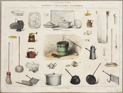 Huishoudelijke gebruiksvoorwerpen, ca. 1870-1900 door John Pardon
