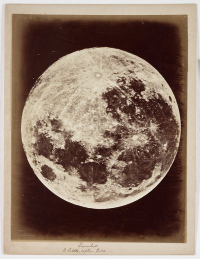 Omgekeerd - Een beetje na volle maan, ca. 1858 door John Pardon