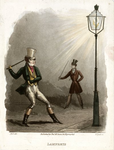 Lampreien, ca. 1820 door John Pardon