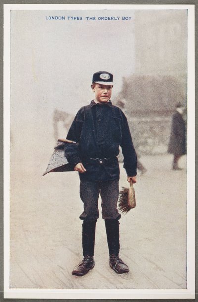 Londense types: De Ordelijke Jongen, ca. 1914 door John Pardon