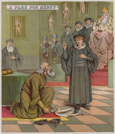 Illustratie voor The Merchant Of Venice door Richard Andre