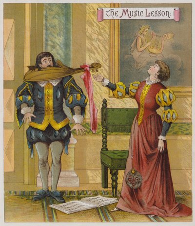 Illustratie voor The Taming Of The Shrew door Richard Andre