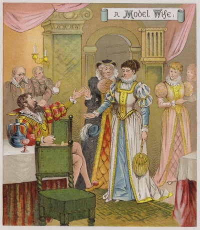 Illustratie voor The Taming Of The Shrew door Richard Andre
