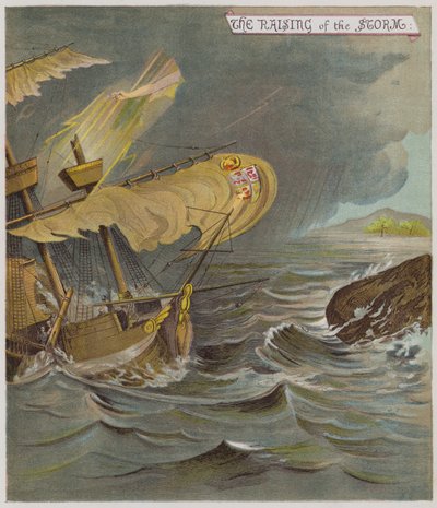 Illustratie voor De Storm door Richard Andre
