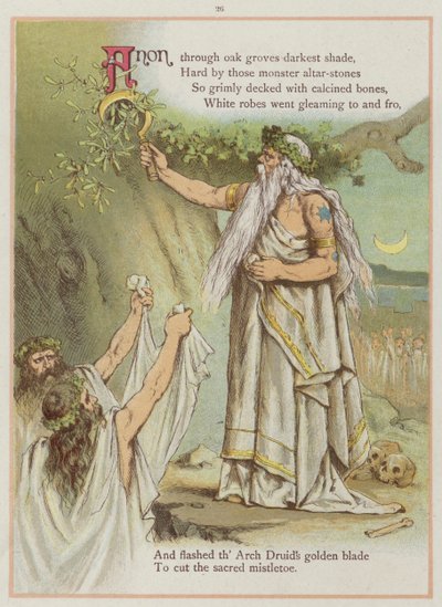 Pagina uit Upstream door Richard Andre, Druïden door Richard Andre