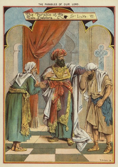 De gelijkenissen van Christus: De gelijkenis van de twee schuldenaars door Richard Andre