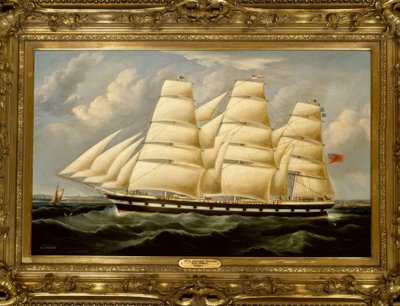 Het Schip Kate Kellock / Schilderij door Richard B. Spencer