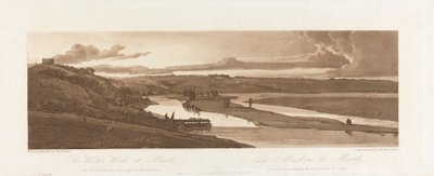 De Waterwerken bij Marli, en St. Germain en Laye in de verte 1803; Plaat 15 uit Zichten in Parijs, het Emanuel Volume tracing van de plaat B1981.25.2624 door Richard Banks Harraden