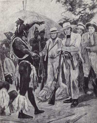 Francis Farewell van The Farewell Trading Company, oprichter van de Port Natal-kolonie in Zuid-Afrika door Richard Caton II (after) Woodville