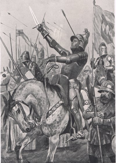 De Dood van Henry Hotspur, 21 juli 1403, illustratie uit 