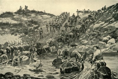 Van Frere naar Chieveley - Moeilijkheden van Transport, 1900 door Richard Caton Woodville II