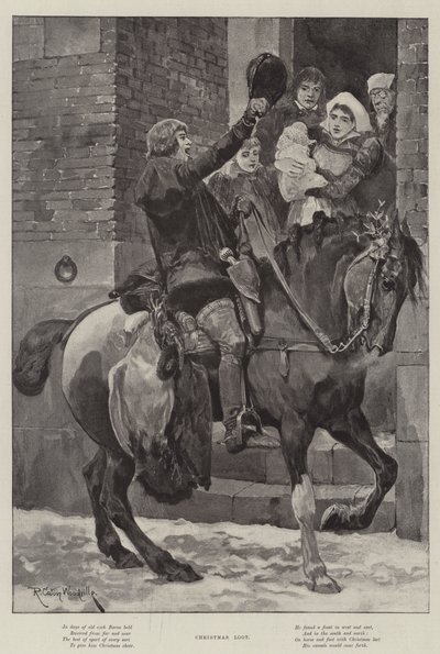 Kerstbuit door Richard Caton Woodville junior