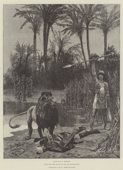 Cleopatra, door H. Rider Haggard door Richard Caton Woodville junior