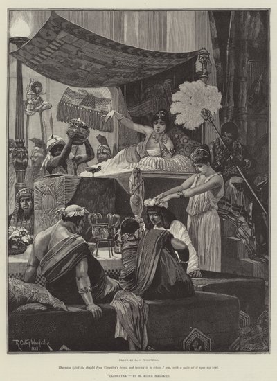 Cleopatra, door H. Rider Haggard door Richard Caton Woodville junior