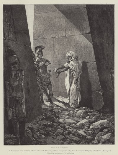 Cleopatra, door H Rider Haggard door Richard Caton Woodville junior