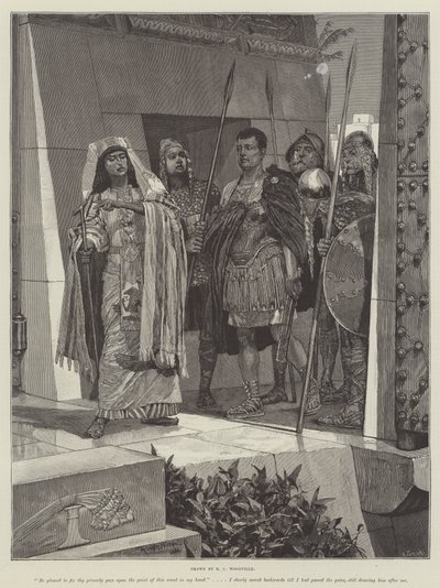 Cleopatra, door H Rider Haggard door Richard Caton Woodville junior