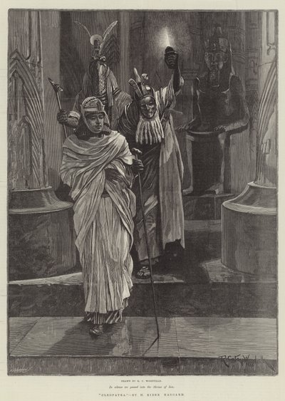 Cleopatra door Richard Caton Woodville junior