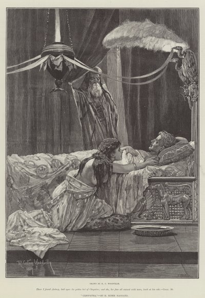 Cleopatra, door H. Rider Haggard door Richard Caton Woodville junior