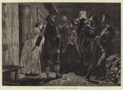 Verstoord Ierland, een bezoek van Rory of the Hills door Richard Caton Woodville junior